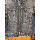 Tommy Hilfiger  VTG 2004 womens XL Cropped Denim Blue Jean Jacket Full Zipper (32 Photo 1