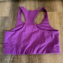 Girlfriend Collective  Purple Paloma Racerback Bra Size XL Photo 1