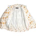 Russell VTG  Imports Open Front Full Zip Stars Windbreaker Jacket White Gold XL Photo 2