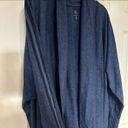 Isaac Mizrahi Women’s Size Small  Live Blue Open Front Cardigan Photo 3