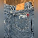 Gloria Vanderbilt Vintage  Distressed Denim Jean Shorts Photo 3