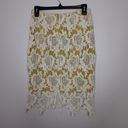 Anthropologie  Harlyn lace pencil skirt size small Photo 4