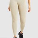 Gymshark  Seamless Adapt Marl Leggings tan olive green size small Photo 7