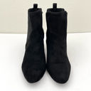 BCBGeneration  Black Suede Heeled Booties Women's 8.5 Photo 2