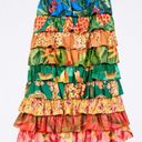 Farm Rio NWT  Mixed Prints Multi-Layered Midi Skirt Photo 3