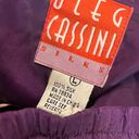 Oleg Cassini Washable Silks Women’s Vintage 90’s Large Silk Track Suit NWT Photo 13