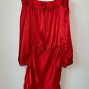 Amanda Uprichard  Silk Minikleid Avra Red Ruched Mini Dress Photo 5