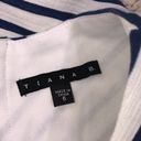 Tiana B . Size 6 blue & white sleeveless striped shift dress Photo 2