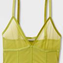 Target Auden Women Mesh Brallete - Size  Medium Green “NEW”  Photo 3