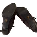 Guess  Shoes Womens Size 10 Brown Suede Heeled Ankle Peeptoe Side Zip Buckle 5" Photo 2