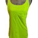 Lululemon Yellow Racer Back Tank Top W/Built In Sports Bra Z4 Photo 0