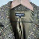 Generation Love  Womens Delilah Tweed Double Breasted Blazer XS Army Green Multi Photo 6