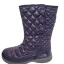 The North Face  thermoball button-up boot womens sz 9 purple quilted insulated Photo 1