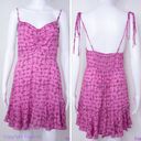 Free People NEW Intimately  Caught Up Printed Slip Dress, Pink, XL Photo 2