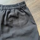 ZARA  High-Waisted Shorts w/ Pockets and stretch waist Black Small Photo 6