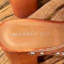 Madden Girl  G-Crosby Tan  Cognac Strappy Block Heel Sandal Photo 1