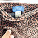 J. McLaughlin  Womens Leopard Animal Printed Velvet Mini Skirt Size 6 Brown Photo 6