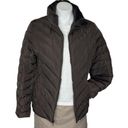 Nine West  G-III Apparel Brown Quilted Puffer Jacket Down Feather Size Medium Photo 2