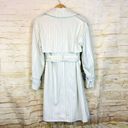 BCBGMAXAZRIA  Trench Coat Womens XS White Pinstripe Aurora Belted Jacket NWT $268 Photo 10