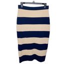 J.Crew  Sweater midi length pencil skirt in rugby stripe size S Photo 1