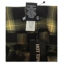 Hot Topic New  Skirt Womens S Plaid Pleated Mini Snap Front Academia Black Photo 4