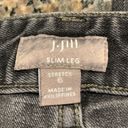 J.Jill  Charcoal Gray/Faded Black Slim Leg Stretch Jeans Size 6 GUC #7930 Photo 8