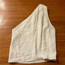 The Sei One Sided White Top Size 2 Photo 3