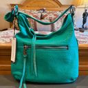 Aimee Kestenberg NWT  Good Times Expandable Hobo - Earth Green Bubble Lamb Photo 5