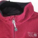 Mountain Hardwear Mountain Hardware Womens Dark Red Size Medium Zip Up Soft Fleece Jacket Photo 5