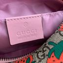 Gucci New  GG logo strawberry makeup cosmetic bag case Pouch Authentic!! Photo 7