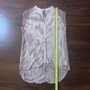 Young Fabulous and Broke Young, Fabulous & Broke beige tie-dye sleeveless button-down top size L Photo 9