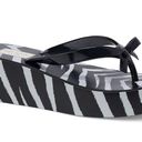 Kate Spade New York Women's Rina Wedge Sandals - Zebra Black/Cream Photo 0