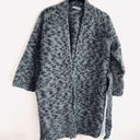 Vince  Marled Wool Blend Belted Gray Coat Photo 6