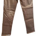 Frame  Le Sylvie Coated High Rise Slender Straight Jeans Dark Chocolate Brown 29 Photo 7