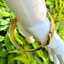 Monet  black and gold tone bangle bracelet Photo 8