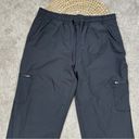 Eddie Bauer  Women’s Fleece Lined Pants Pull On Drawstring Pockets in Black 10 Photo 4