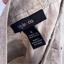 Style & Co 5/$25  cropped cargo pants size 6 Photo 4