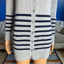 FATE. Striped Blue Gray Cardigan Photo 3