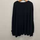 360 Cashmere  Black Shrug Poncho Pullover V Neck XS Photo 4