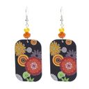 Daisy Exquisite Sunflower &‎  Pattern Dangle Earrings Bohemian Elegant Sty… Photo 0