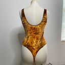 Wilfred Free Orange Velvet Like Bodysuit Photo 7