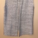 J.Jill PURE JILL  Heather Gray Sleeveless Open Front Sweater Vest Size Medium Photo 3