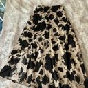 Cow Print Skirt Black Photo 1