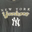 New York NY Yankees navy blue & white MLB baseball team tee M Size M Photo 3