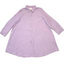 Tuckernuck  NWT POMANDER PLACE Oxford Harris in Lavender Purple Shirt Dress XXL Photo 3
