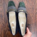 Talbots  Green Grey Black Heels With Buckle Embellish Photo 5