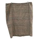 Talbots  Plaid Wool Blend Skirt Photo 0