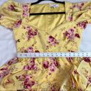 Likely ReVolve  Yellow Pink Rose Mini Quinn Dress in Snapdragon NWOT Photo 6