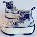 Converse 👟 RUN STAR HIKE Sz 6 women’s FLORAL FUSION HIGH TOP SATURN GOLD Photo 5