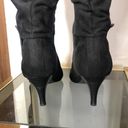 Comfortview black heeled knee high slouchy boots size 8 Photo 5